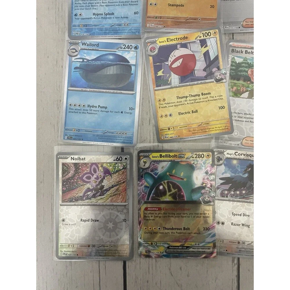 Lot of 20 Pokémon Cards 2025 - Mixed Set, Rare & Common - Near Mint